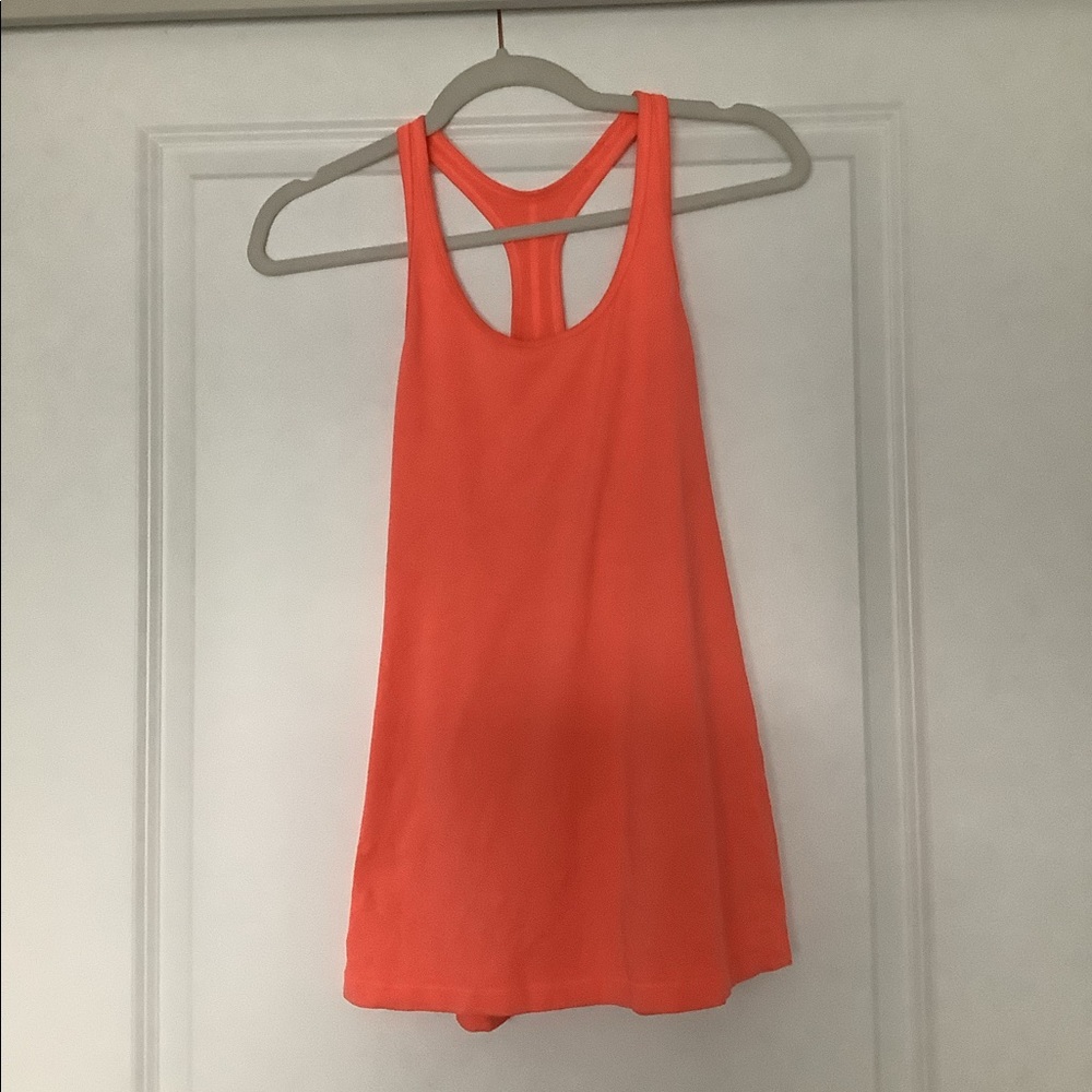 Nike Orange Slimfit Racerback Tanktop (size medium)